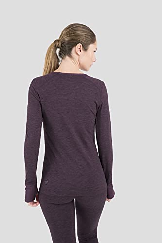 Terramar Women's 2.0 Cloud Nine Midweight Baselayer Scoop Shirt